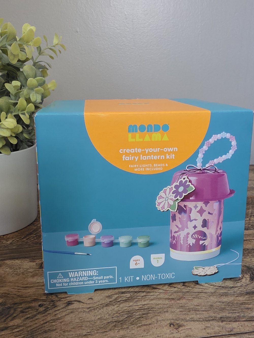 Mondo Llama Create-Your-Own Fairy Lantern Kit - Teal & Purple